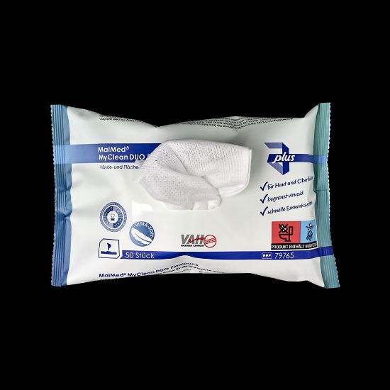 Picture of MAIMED MYCLEAN DUO DISINECTANT WIPES X50
