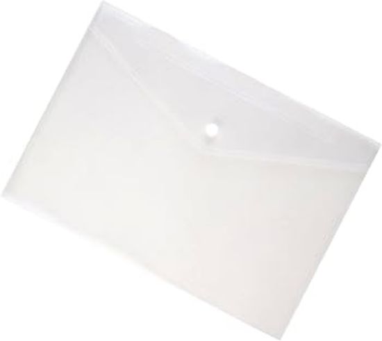 Picture of A4 BUTTON FOLDER CLEAR