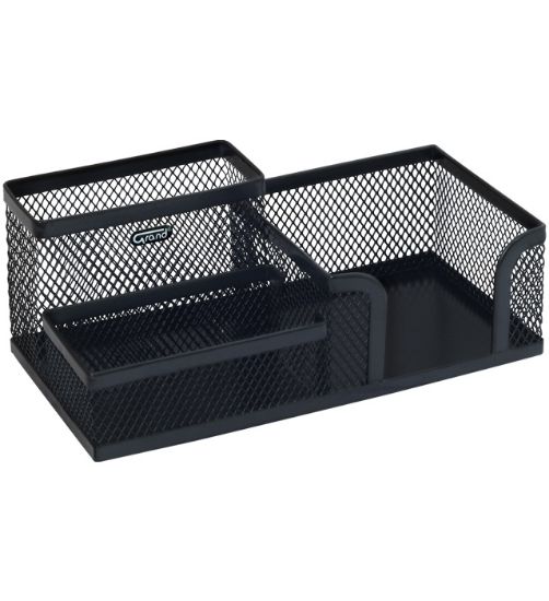 Picture of WIRE DESK ORGANISER 3 PART HY69058 BLACK