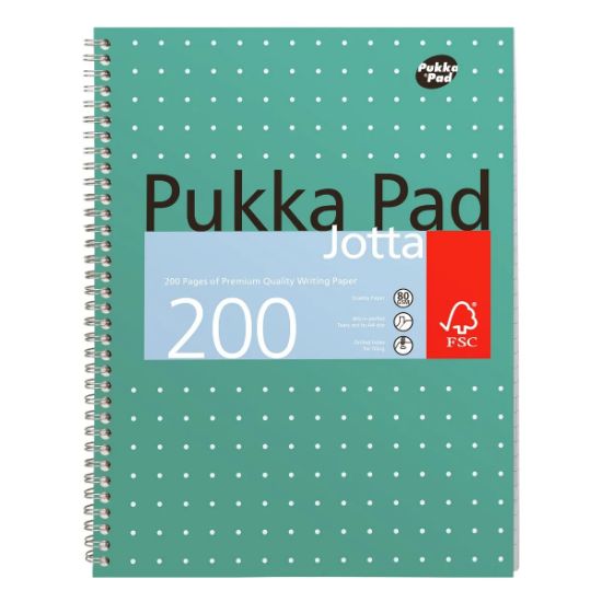 Picture of PUKKA A4 NOTEBOOK 200PGS SIDE SPIRAL