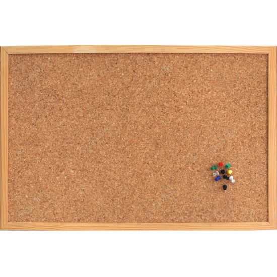 Picture of CORK BOARD 60X90CM WOODEN FRAME