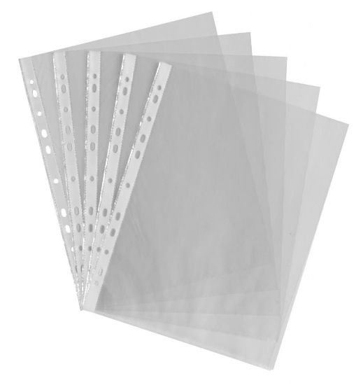 Picture of A4 PUNCHED POCKETS X100 ECO